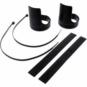 Protections de tube de fourche noir paire