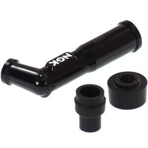 Cappuccio candela NGK XB05F 102° 14mm lungo nero