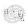 Spark plug NGK XD05F 102° 12mm long black - Pictures 5