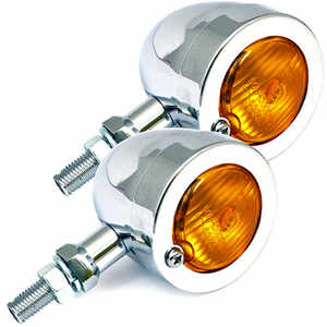 Halogenblinker Bullet Type3 chrom paar