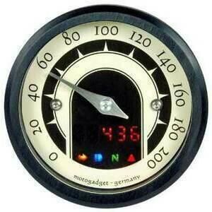 Contachilometri elettronico Motogadget Motoscope Tiny Speedster nero