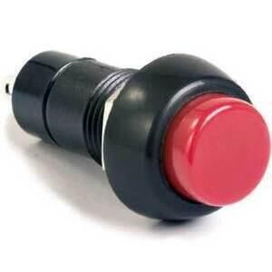 Pulsante a vite 18mm rosso