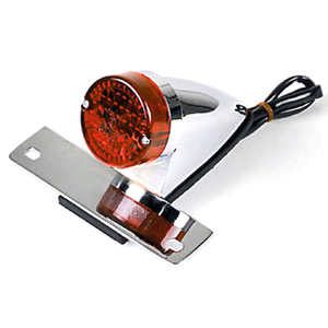 Fanalino posteriore alogeno Speedster con portatarga cromo