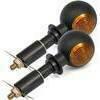 Coppia frecce alogene bar-end Bull nero opaco