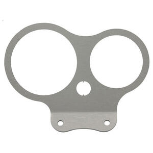 Piastra supporto strumentazione per Moto Guzzi 80-100mm grigio