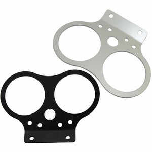 Piastra supporto strumentazione per Moto Guzzi 80-80mm fori spie
