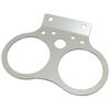 Soporte indicadores Moto Guzzi 80-80mm control luces gris