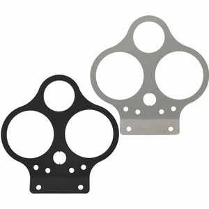Piastra supporto strumentazione per Moto Guzzi 80-80-52mm