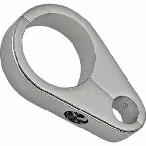 Cable clamp throttle 25mm chrome