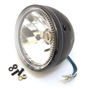 Faro anteriore 5.3/4\'\' Highsider Skyline alogeno/led nero