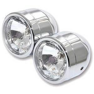 Faro anteriore 3.5'' Twin alogeno cromo