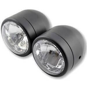 Faro anteriore 3.5\'\' Twin alogeno nero