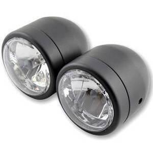 Faro anteriore alogeno doppio 3.5'' nero