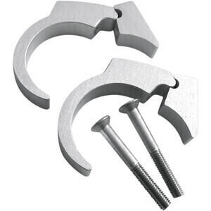 Coppia clip di supporto Motogadget Motoscope 22mm grigio