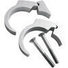 Coppia clip di supporto Motogadget Motoscope 22mm grigio