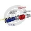 Supporto strumentazione Motogadget Motoscope 22mm completo lucido - Foto 2