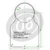 Piastra supporto strumentazione Motogadget ChronoClassic TypeC grigio - Foto 2
