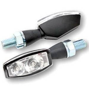 Coppia frecce Blaze led nero opaco
