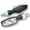 Coppia frecce led Highsider Blaze nero opaco