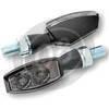 Coppia frecce led Highsider Blaze nero opaco fumè - Foto 2