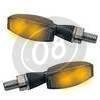 Coppia frecce led Highsider Blaze nero opaco fumè - Foto 3