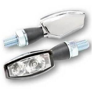 Coppia frecce led Highsider Blaze cromo