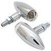 Coppia frecce led Highsider Bullet micro cromo