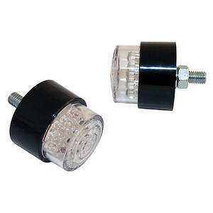 Coppia frecce led Round nero opaco