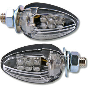 Coppia frecce led Drop nero opaco