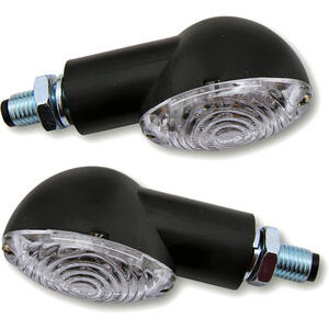 Coppia frecce led Cat-Eye nero opaco