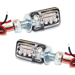 Coppia frecce led Pearl nero opaco