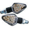 Coppia frecce led Duke corte nero opaco