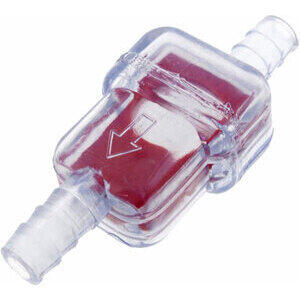 Filtro benzina 2 vie 7mm plastica trasparente
