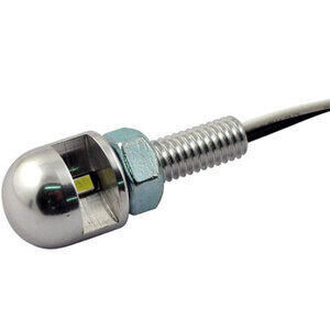 Luce targa led Bolt mini cromo