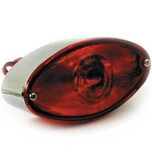 Fanalino posteriore alogeno Cat-Eye cromo