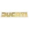Aufkleber Ducati '70 gold