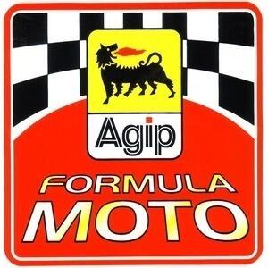 Adesivo Agip Formula Moto 100x100mm
