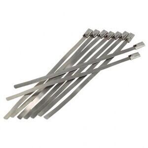 Set 10 fascette acciaio 300mm panduit