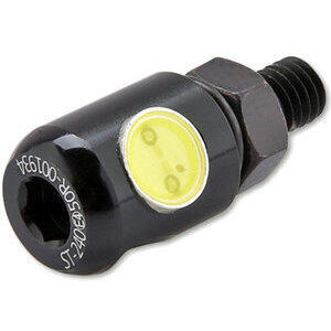 Luce targa led Round nero