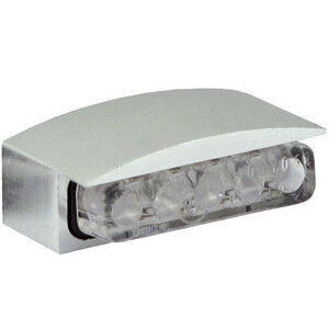 Luce targa led Street mini grigio