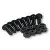 Vite per carenature M5x16mm alluminio nero set 8pz
