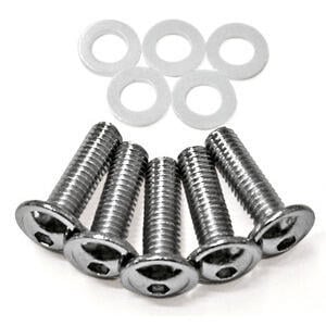 Vite per carenature M6x20mm acciaio cromo set 5pz
