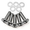 Vite per carenature M6x25mm acciaio cromo set 5pz