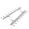 Coppia binari per bloccaggio permanente