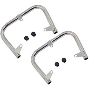 Crash bar Moto Guzzi Serie Piccola cylinder guard chrome pair