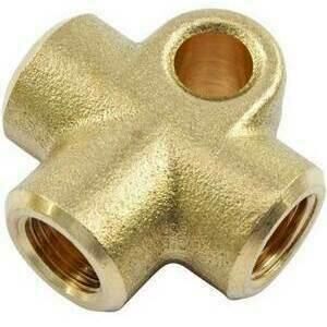 Ripartitore di frenata 3 vie M10x1 ottone