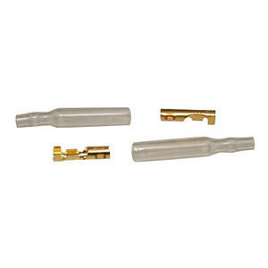 Terminale cavo elettrico tondo femmina isolato set 50pz