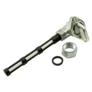 Rubinetto benzina M16x1 uscita interna 8mm sinistro acciaio