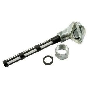 Rubinetto benzina M16x1 uscita interna 8mm destro acciaio