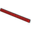 Reflector trasero 125x15mm M5 rojo
